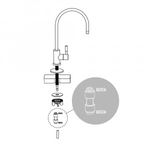 Кран для питьевой воды Аквафор (WLG1301-010)