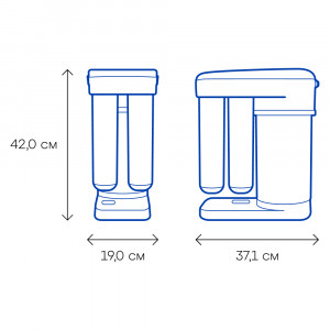 Аквафор DWM-101SN + Фильтр-бутылка Сити